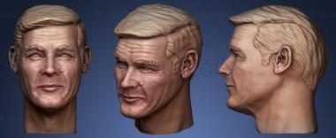 3D model Roger Moore (STL)